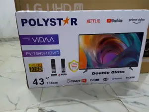 Crisp Display - Uhd Frameless Smart Tv - 43" - Vidaa