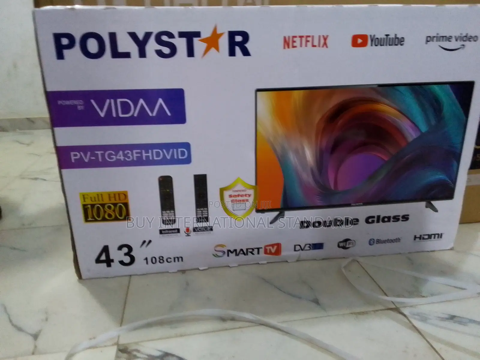 Crisp Display - Uhd Frameless Smart Tv - 43" - Vidaa