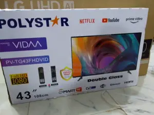 Uhd Visuals - Polystar 43" Powered B Vidaa - Smart Tv