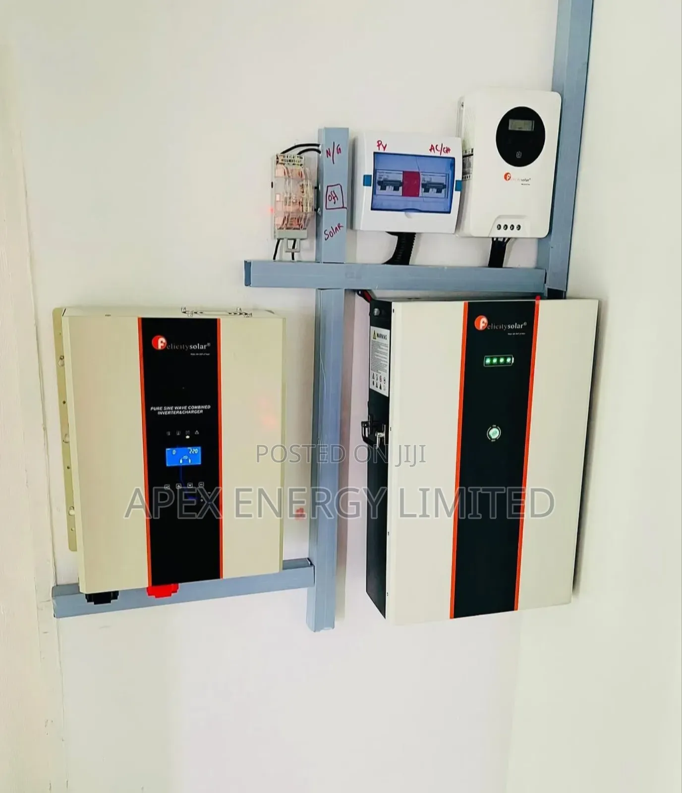 Full Installation 5kva Felicity Inverter System With 10kwh.
