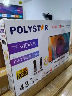 Big Screen Fun - Polystar Vidaa Powered Smart Tv -Dual Glass