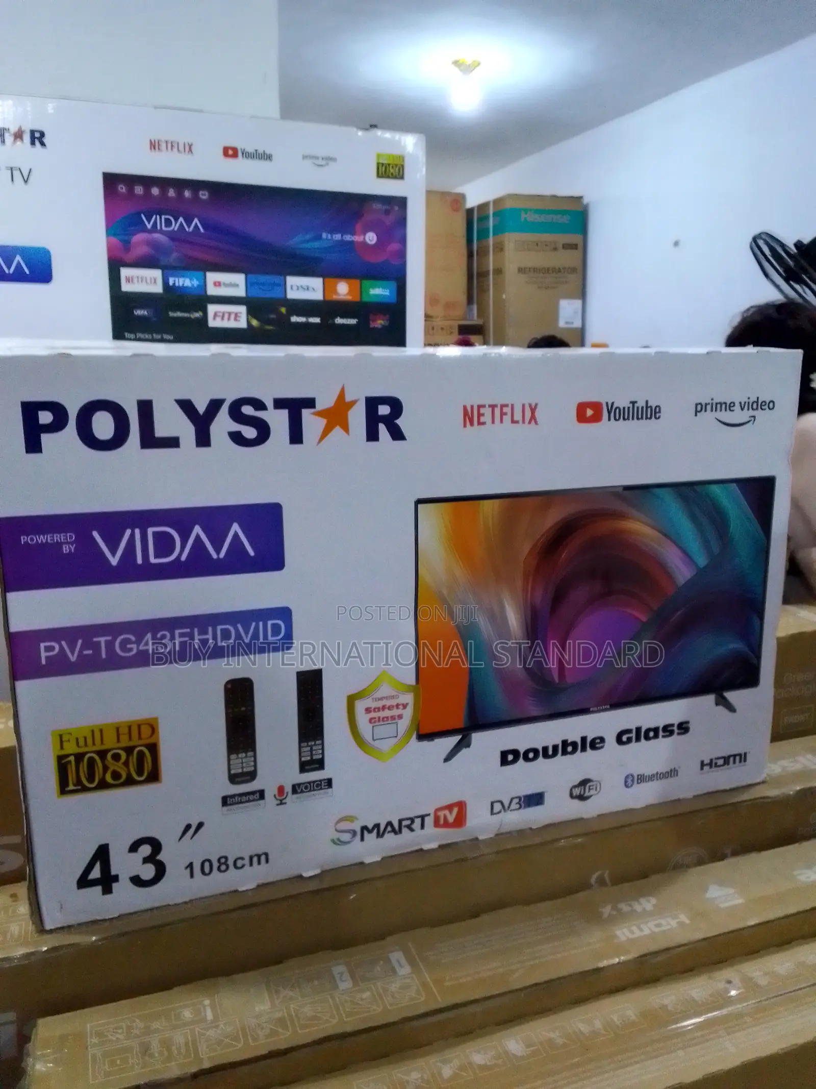 Enhanced Screen Resolution - 43" Uhd Tv - Frameless Vidaa