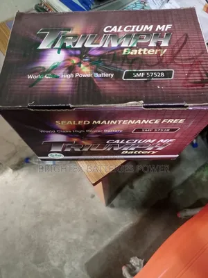 75ahs Triumph Made in Korea 12vots Battery