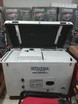 Original 12.5kva Perkins Soundproof Generator 100% Copper