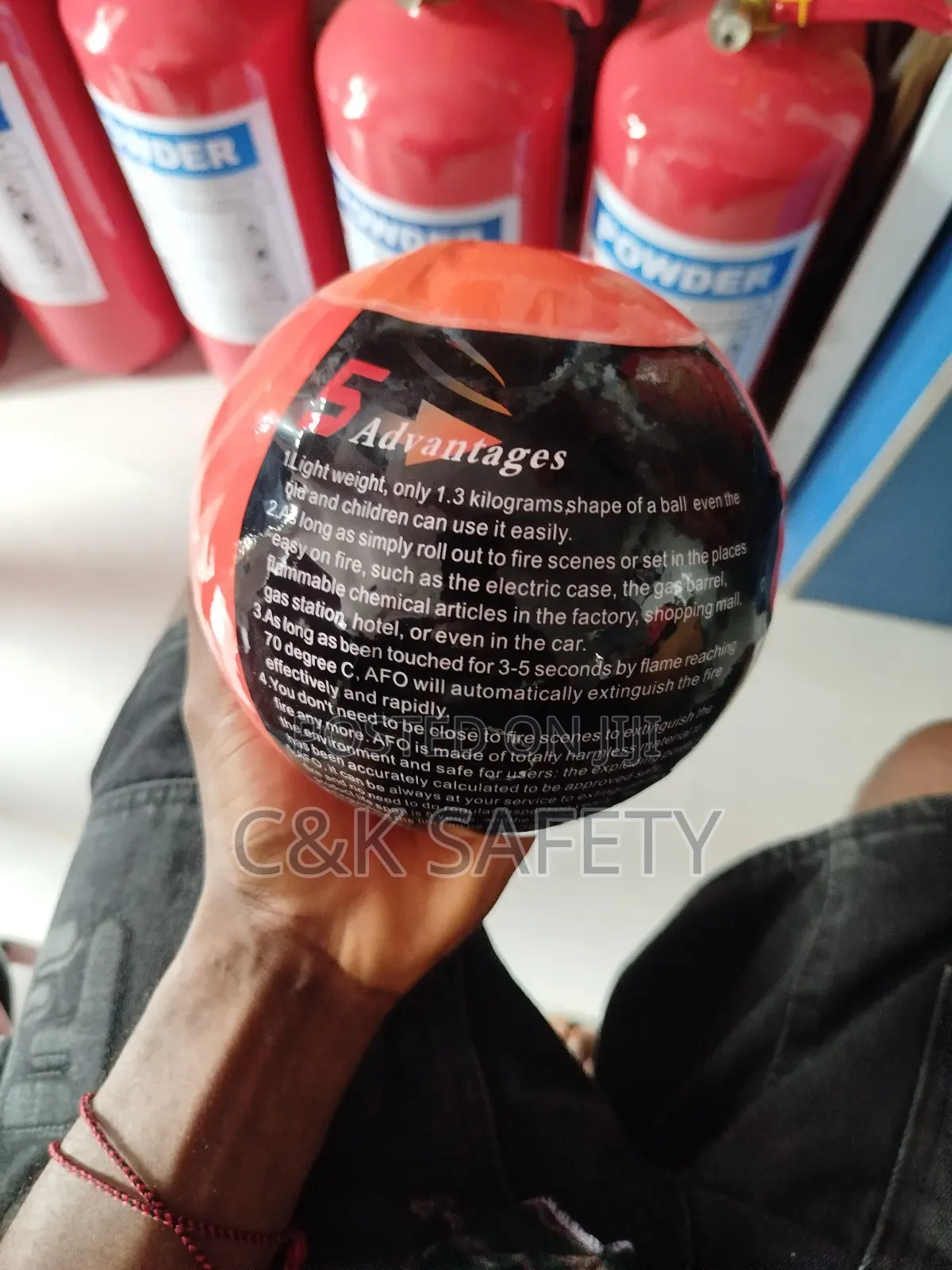 Automatic Ball Fire Extinguisher