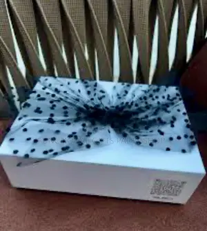 White Cardboard Box With Bow