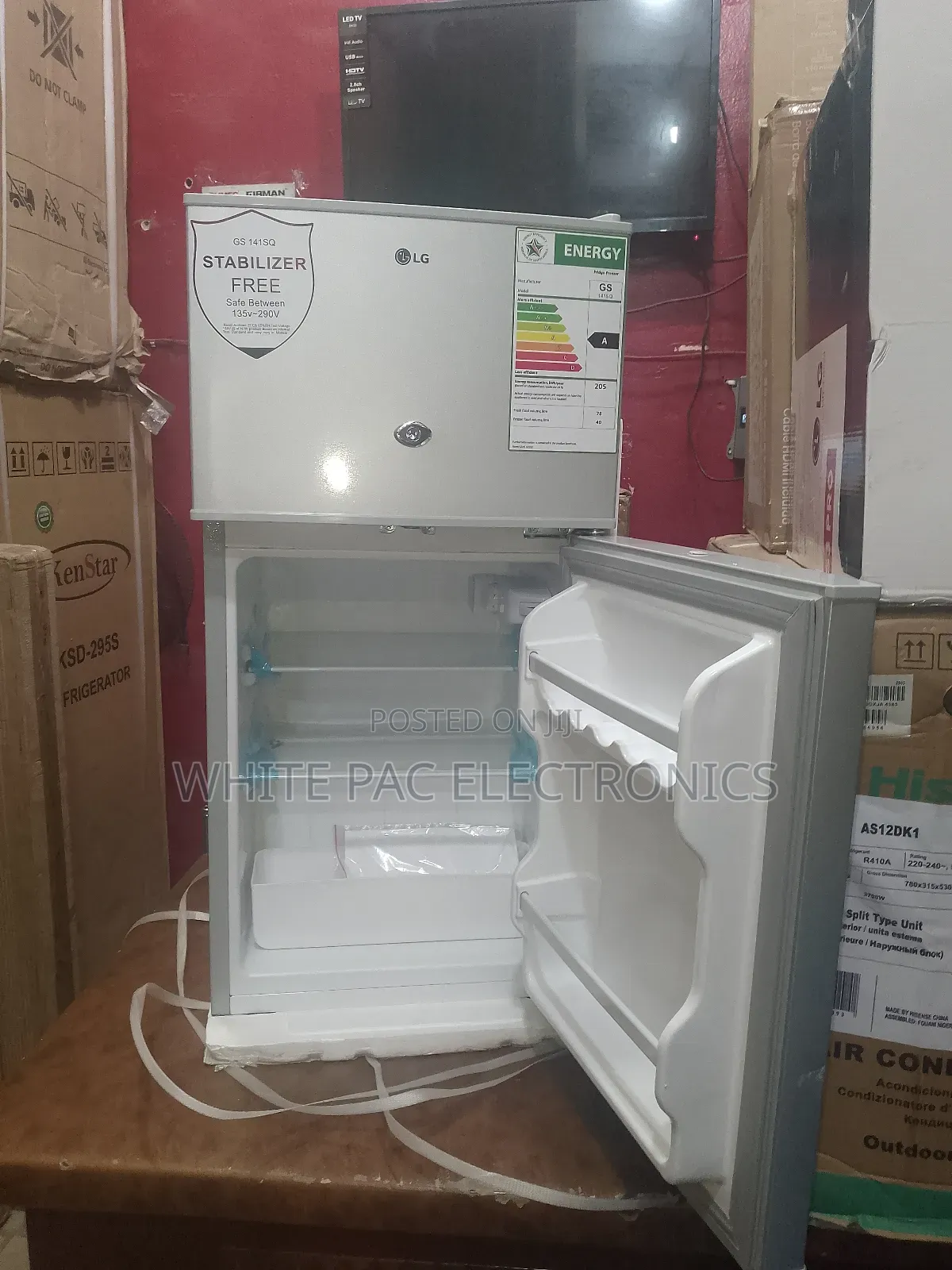 Lg Double Door 110 Litre Fridge Fast Ice Block Maker > 2 Yrs