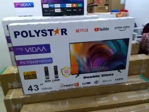 Full Hd Plus - Polystar 43" Smart Tv - Double Glass