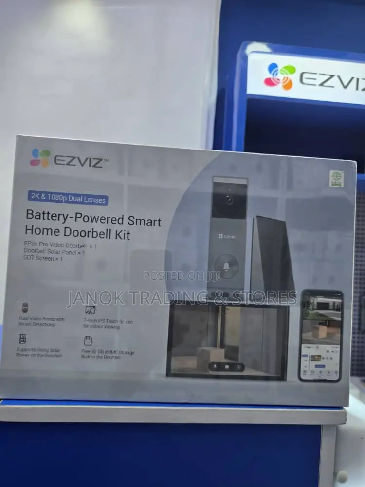 Ezvis Cs-Ep3x/Sd7 (Kit) Battery-Powered Video Doorbell Kit