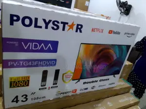 High Pixel Density Smart Tv - Polystar 43" Frameless - Vidaa
