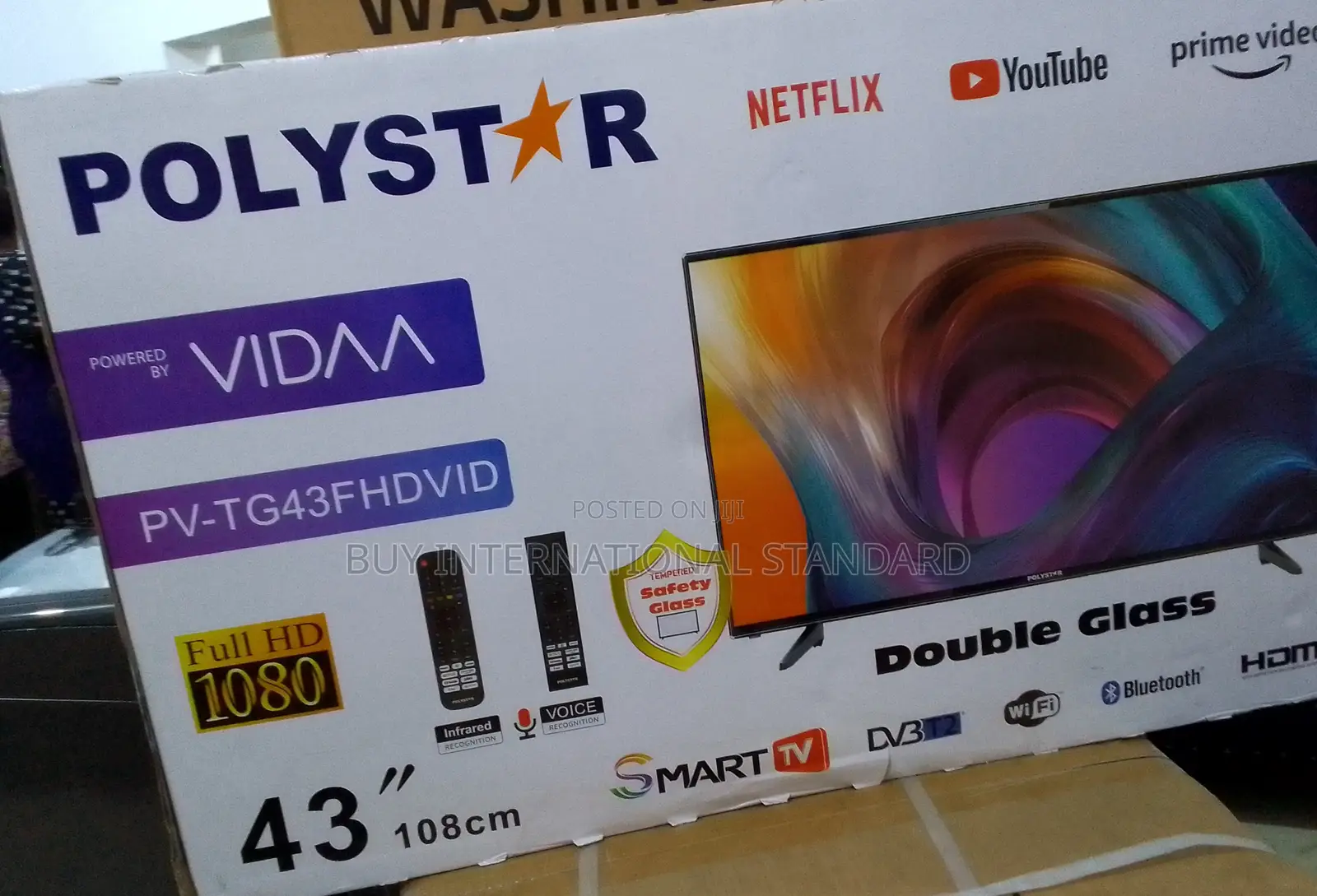 Advanced Panel Tech - 43" Smart Uhd Frameless Tv
