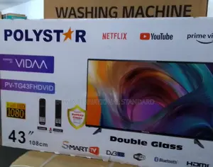 High Contrast Uhd Tv - 43" Frameless Smart Screen Tv