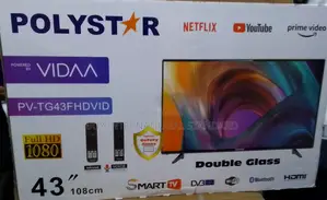 Deep Color Uhd Frameless Smatr Tv - Polysytar 43" by Vidaa