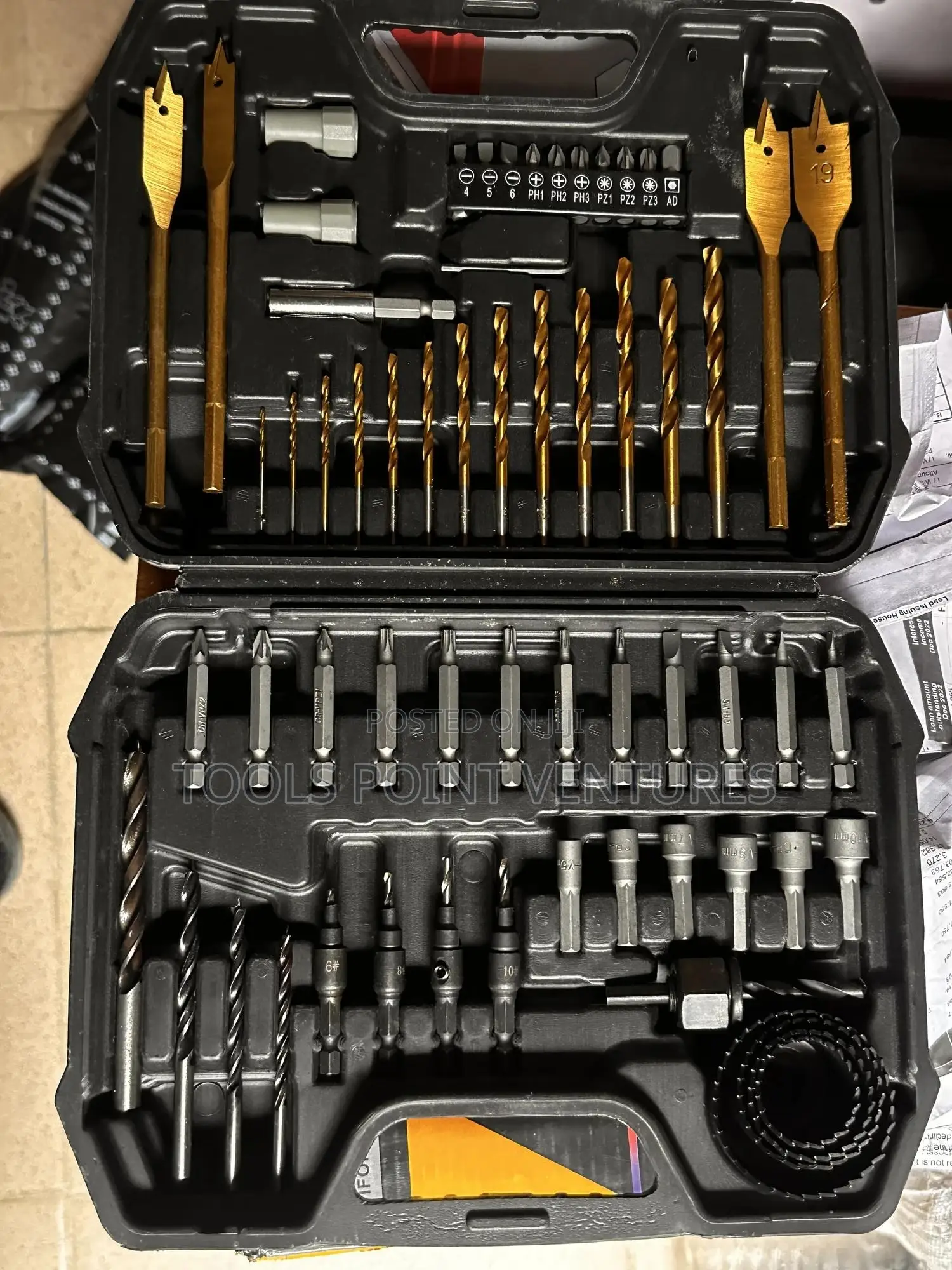 62pcs Drill Bit Set.
