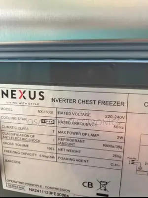 Nexus Inverter Freezer 150 Litre