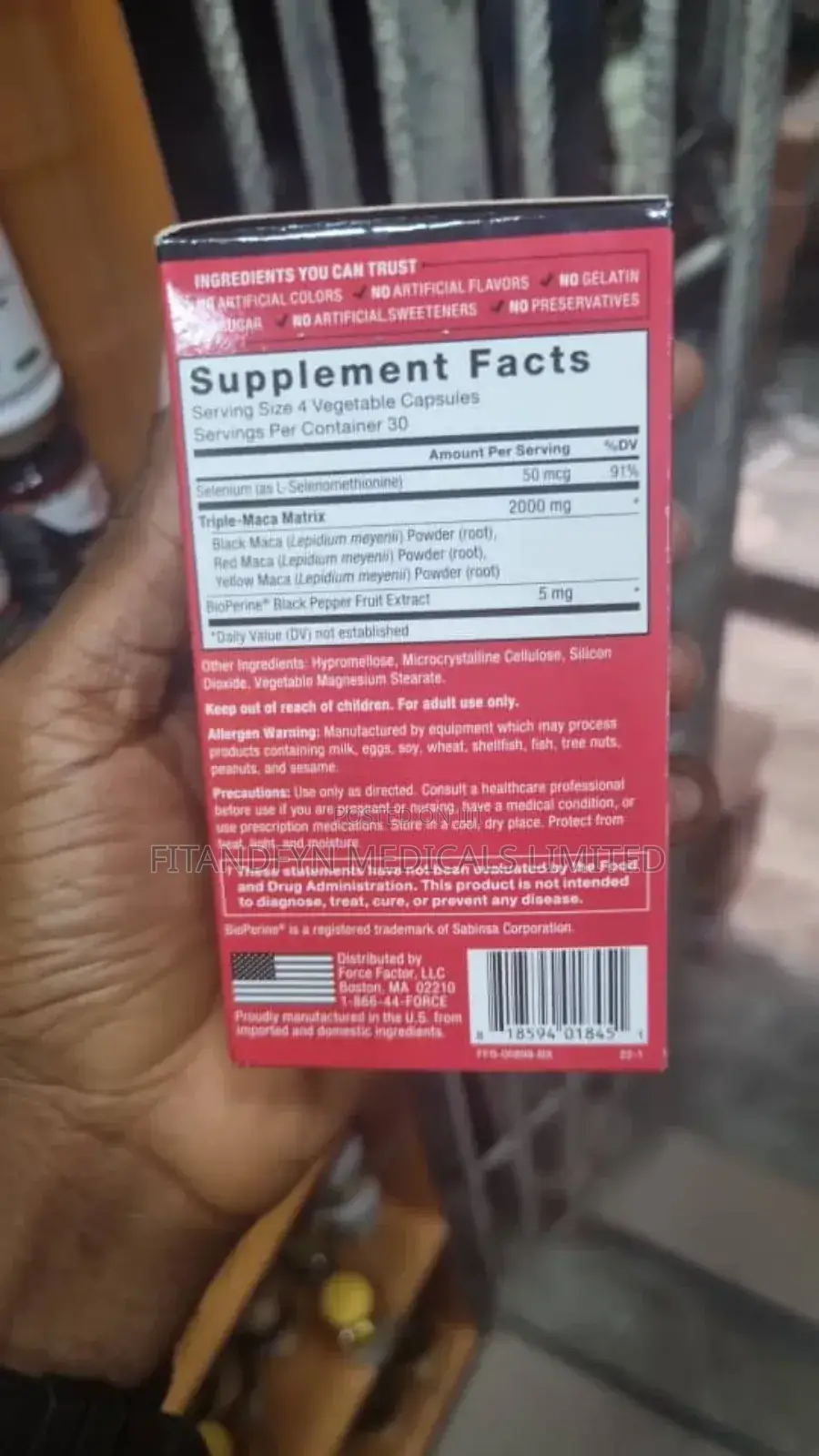 Force Factor Maca Max