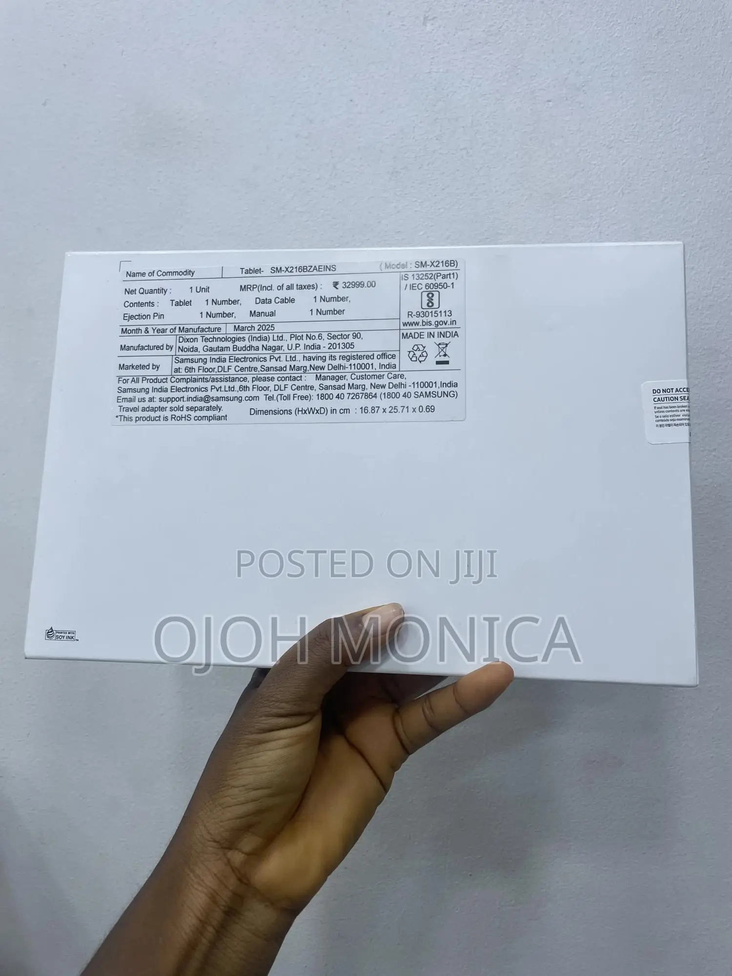 New Samsung Galaxy Tab A9+ 64 GB Black