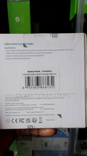 Ugreen Usb to Rj45 Console Cable