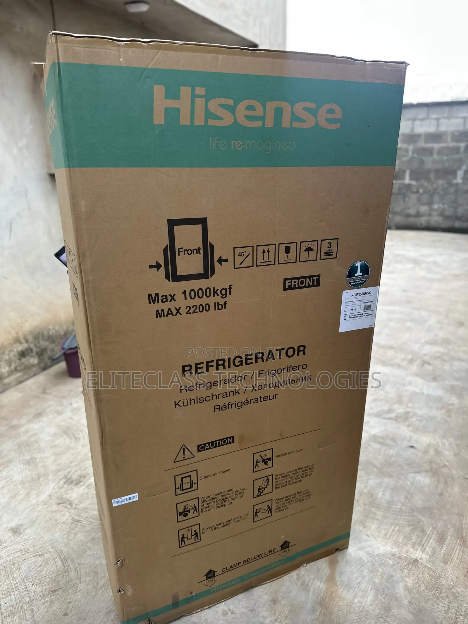 Hisense Low Noise 529l Refrigerator | Ref 5p558nmsg