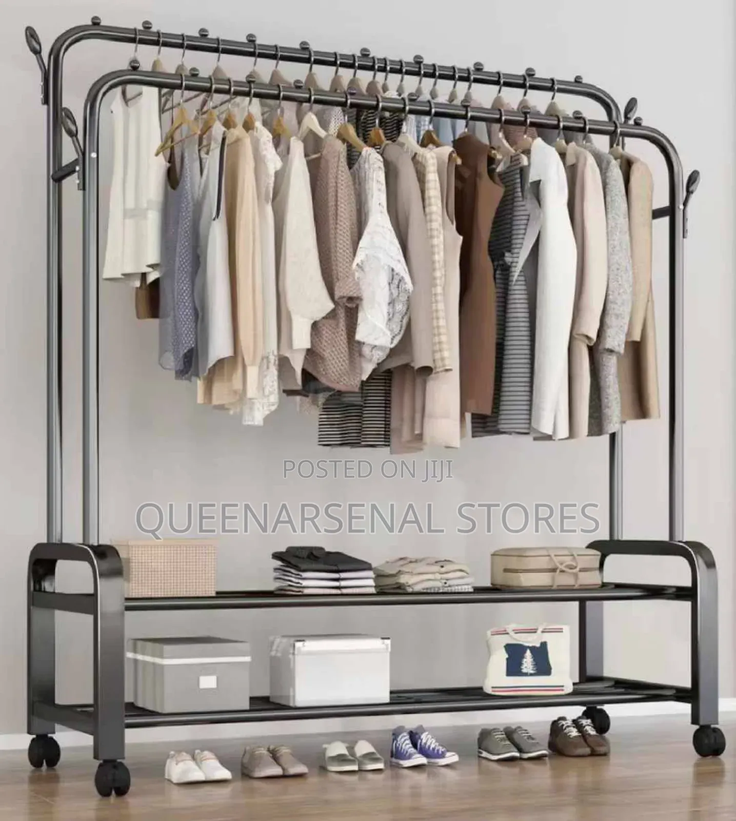 Heavy Duty Double Pole Hanger -- 48kg