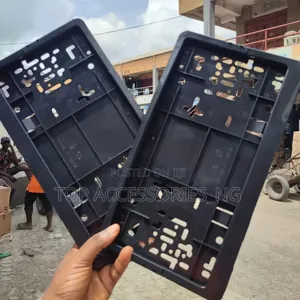 Plastic Sitting Car Plate Number Set Up