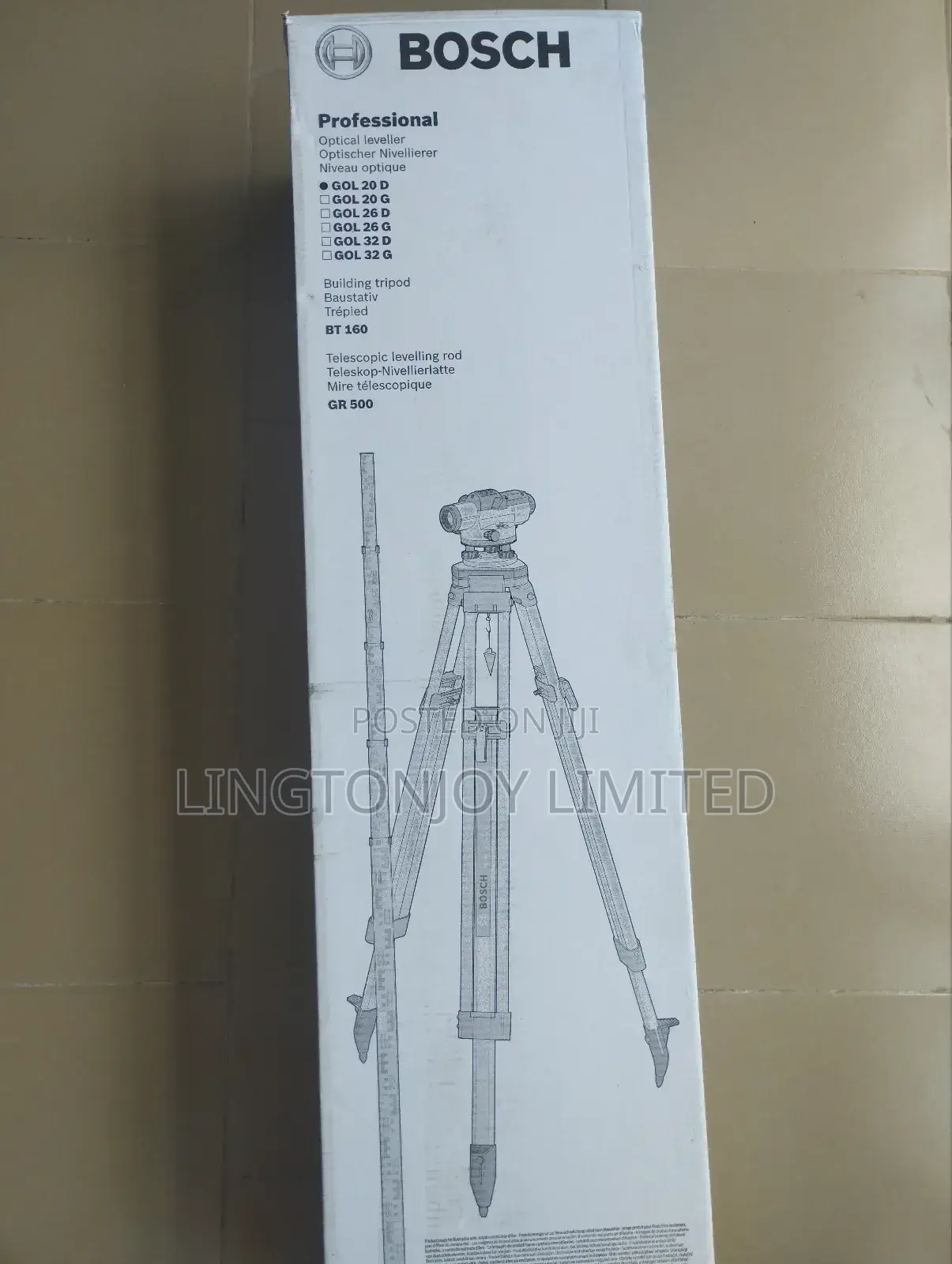 Optical Leveller, Gol 20d + Bt160 + Gr500