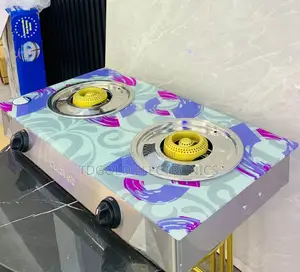 Duravolt Table Top Glass Gas Cooker 2 Burner