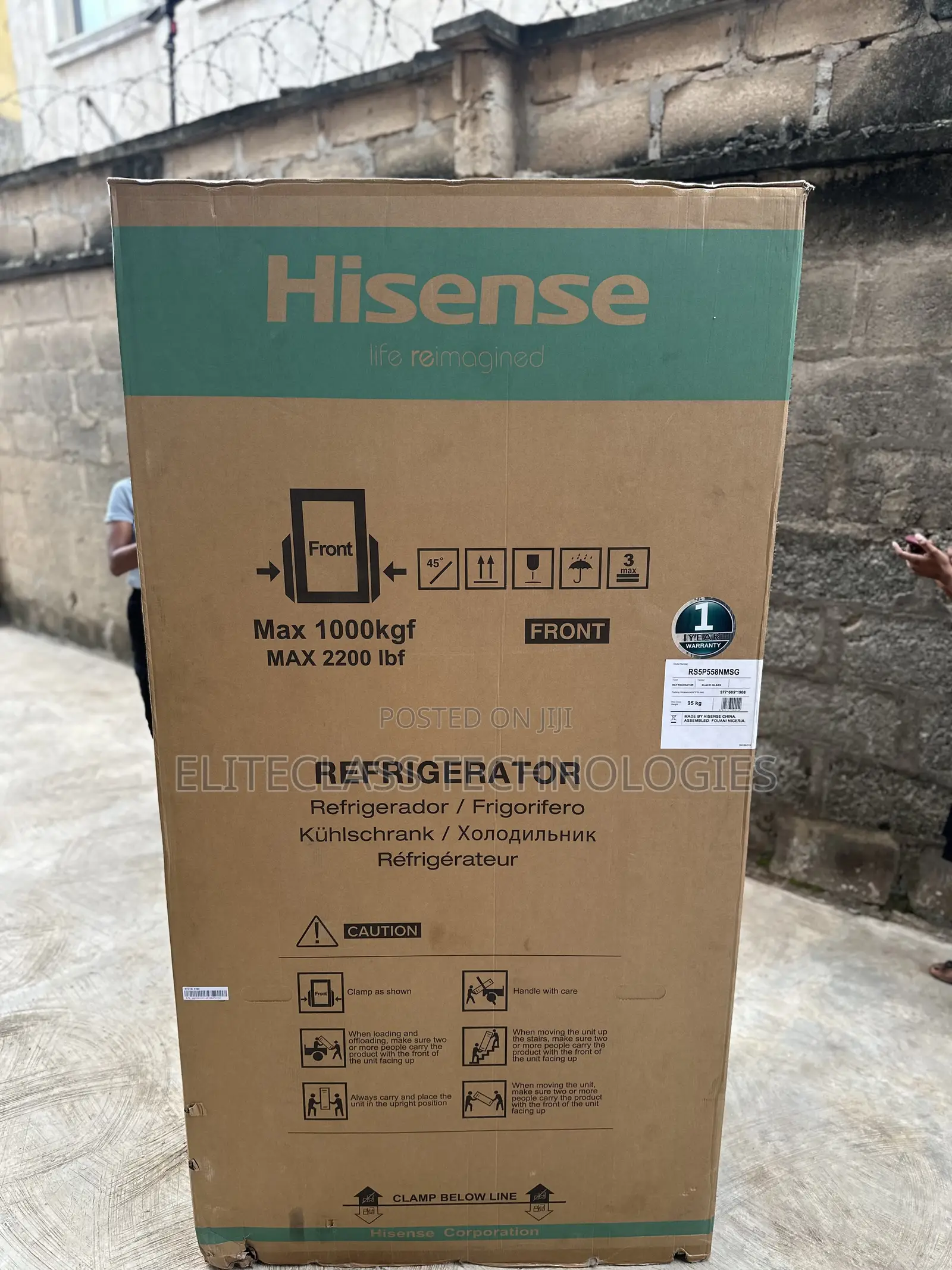 Hisense Slick Design 529l Refrigerator | Ref 5p558nmsg