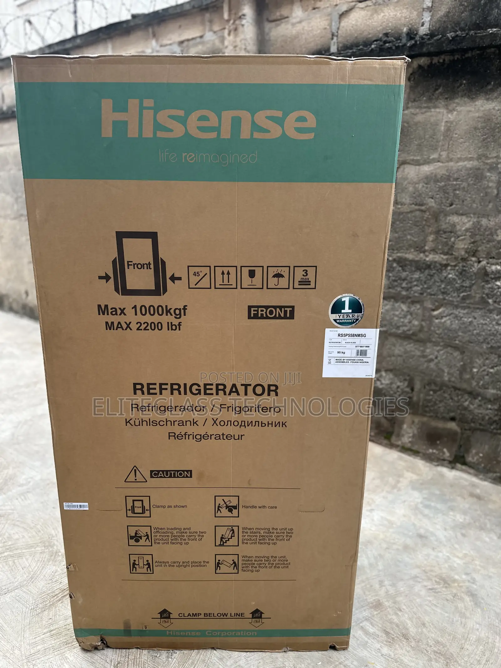 Hisense Ample Storage 529l Refrigerator | Ref 5p558nmsg