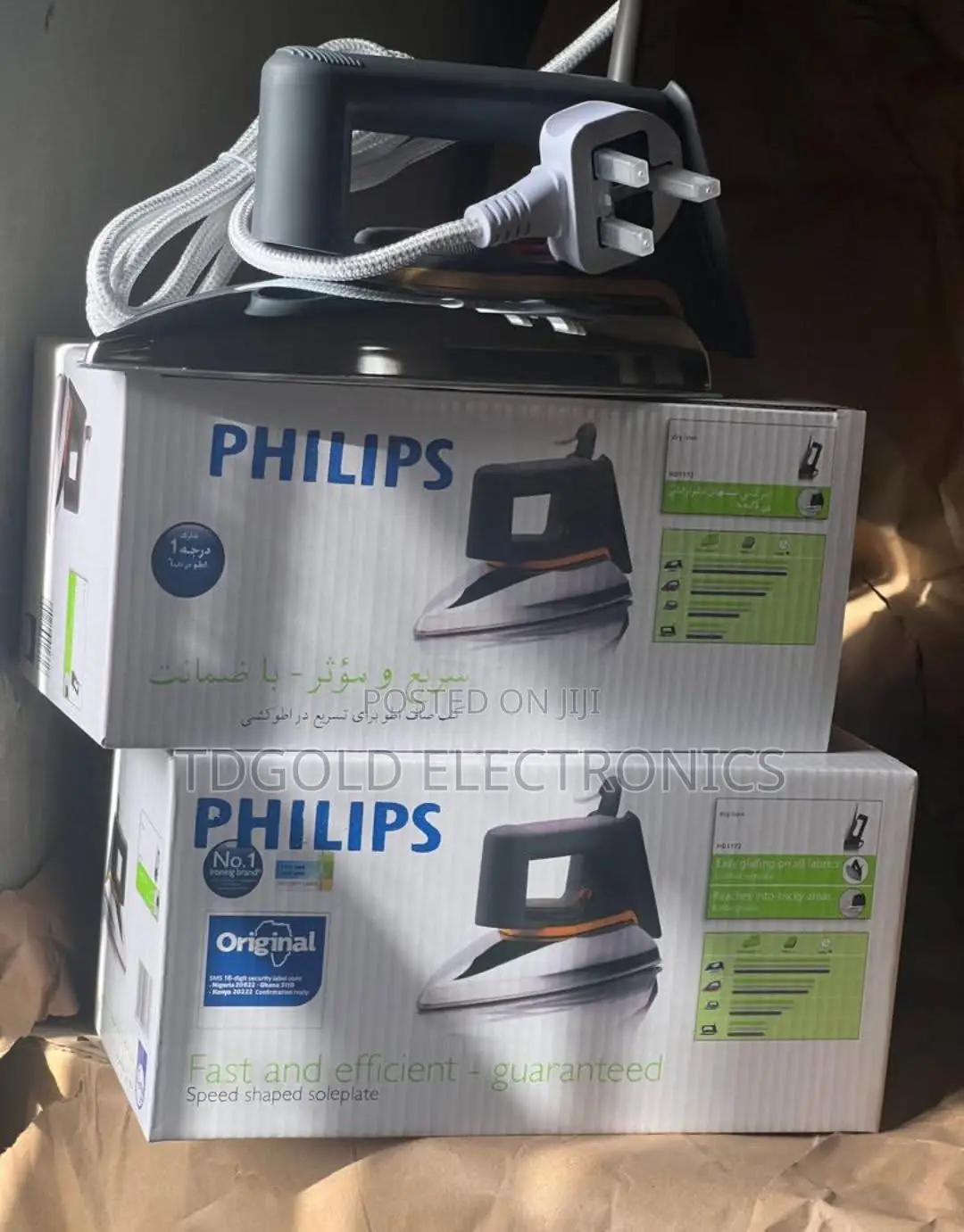 Philips Dry Iron – Quick, Clean Easy!
