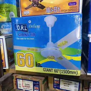 Orl Giant 60"Inches Ceiling Fan With Large Blades (High Speed)