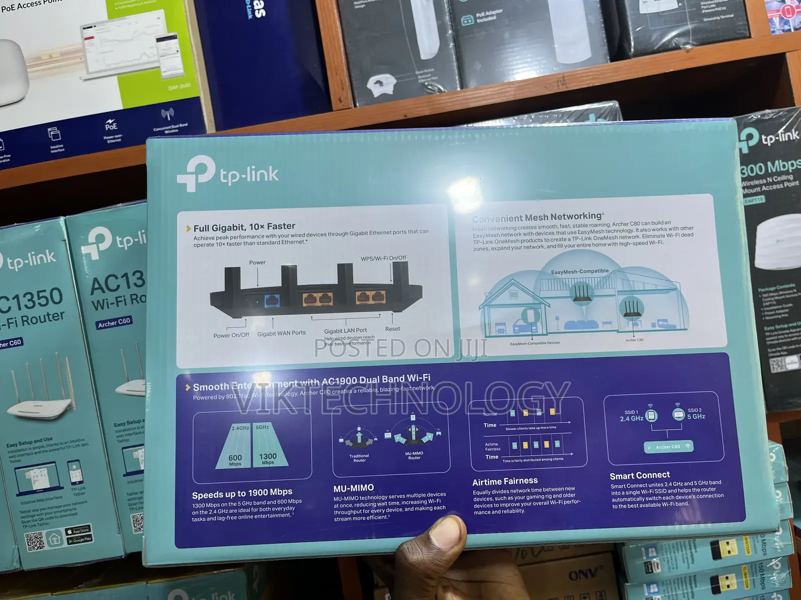Tplink Ac1900 Wifi Router Dual Band | Mu-Mimo