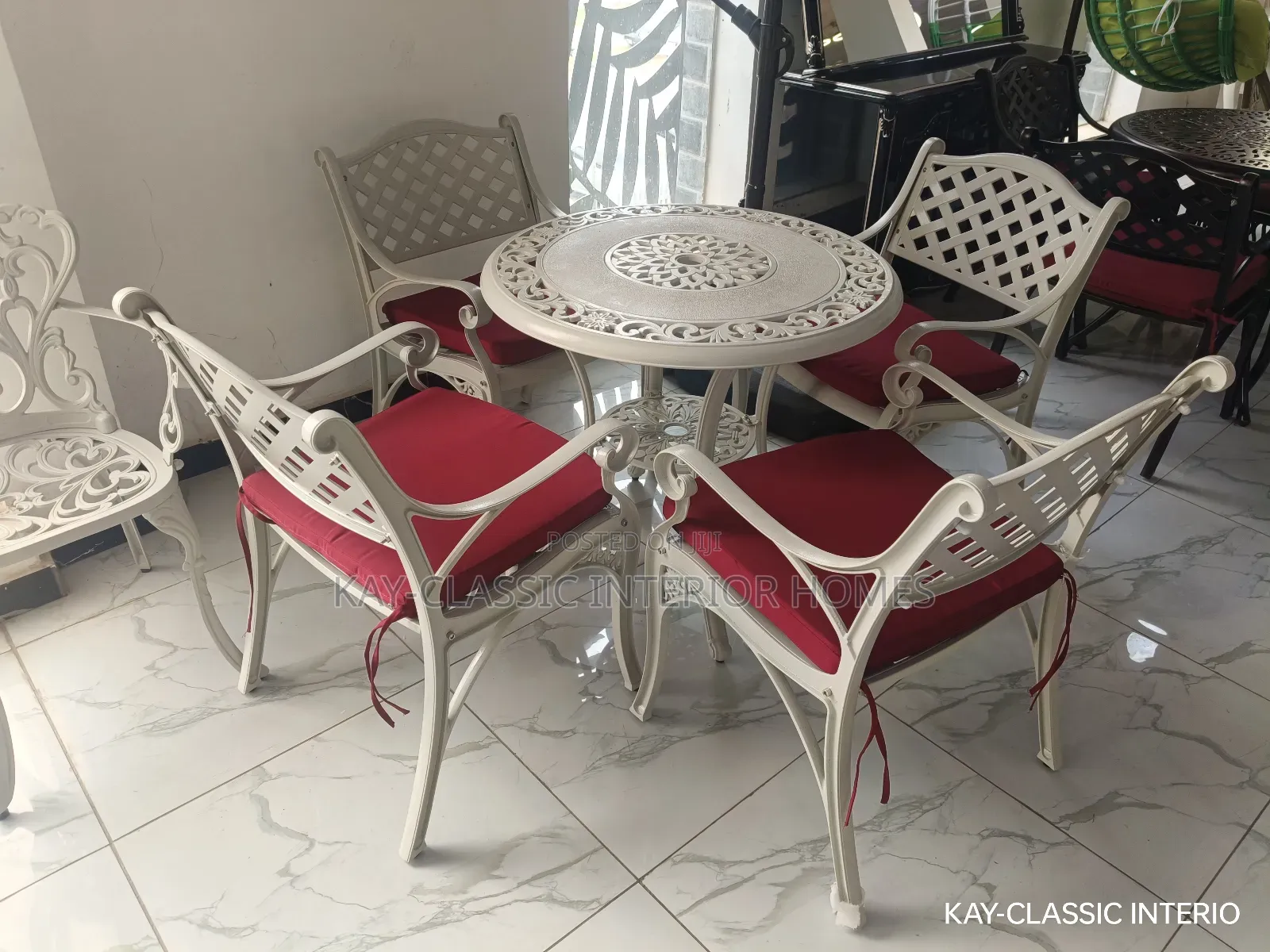 Outdoor Discussion Chairs And Table
