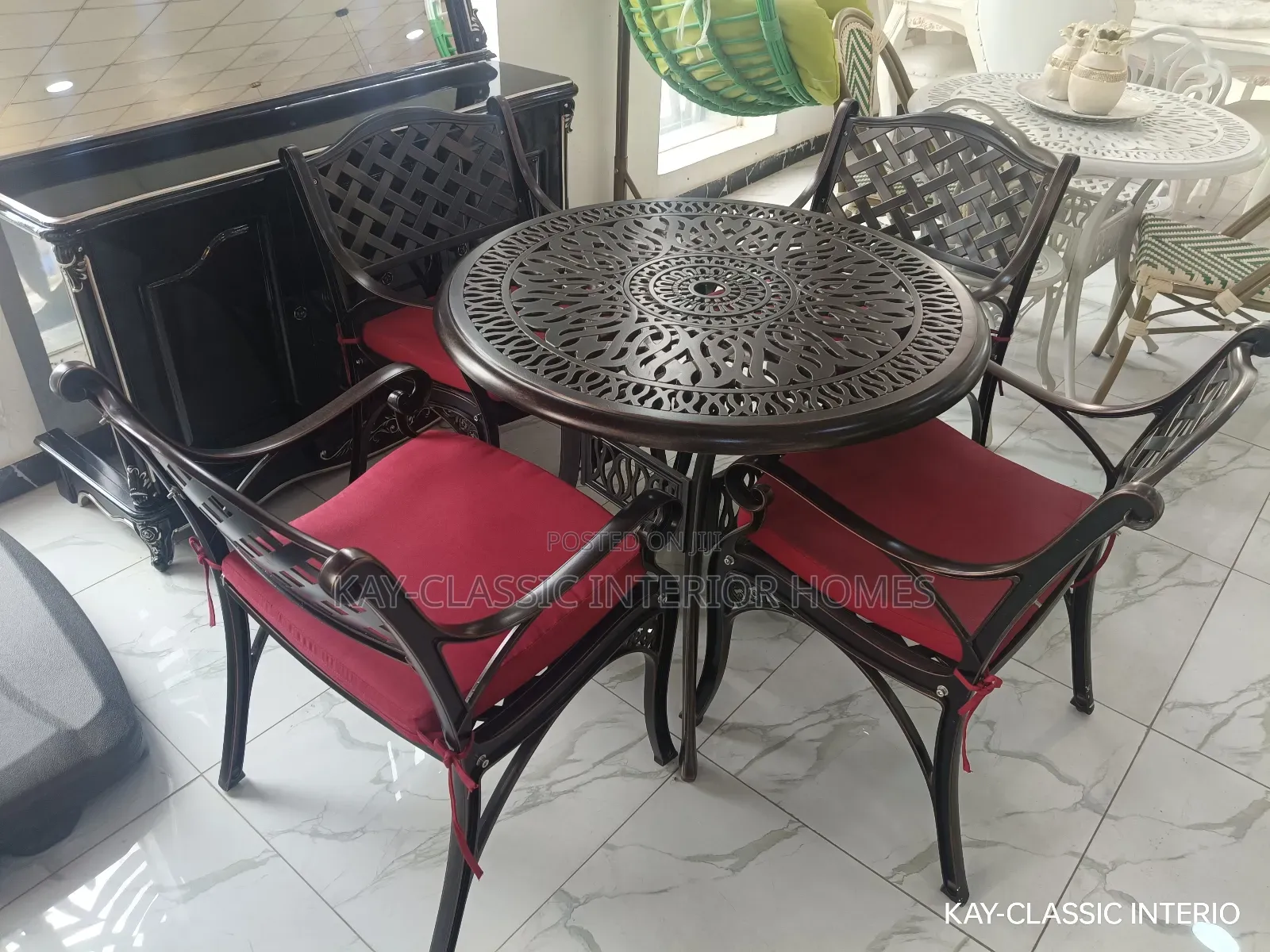 Outdoor Discussion Chairs And Table