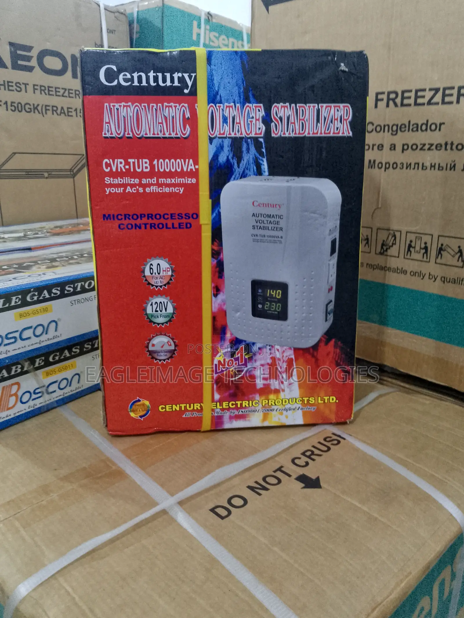 High-Input Century CVR-Tub 10kva Wall Voltage Unit