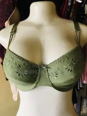 Blue Motion Cotton Bra Green Color 38c, 38d, 42dd