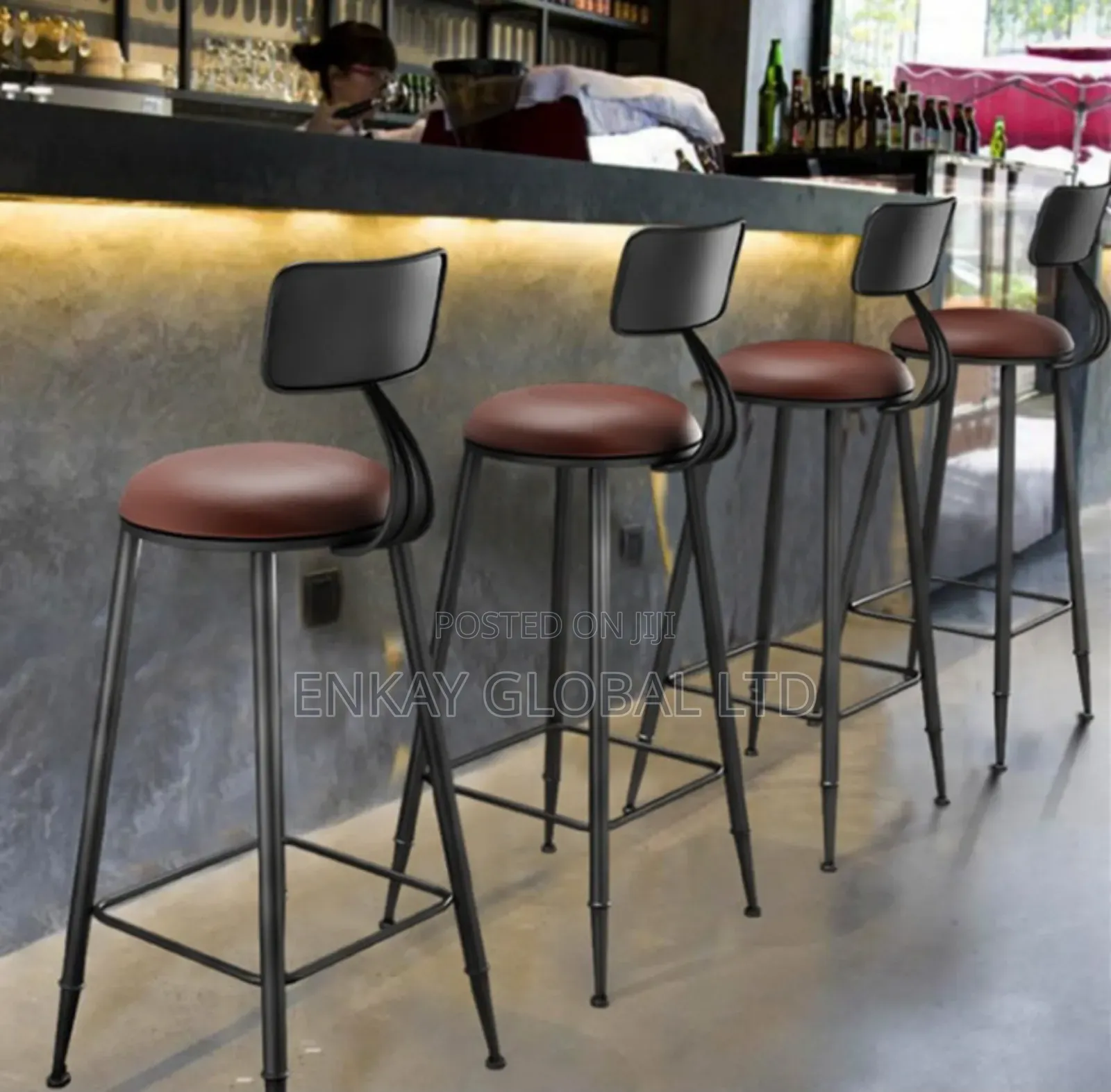 Metal Leg Bar Stools