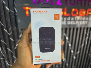 Porodo Lfs132 4g Lte Wifi 6 Pocket Router