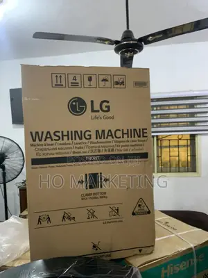 Brand New Lg 19kg Washer With Glass Lid, and Smart Feature