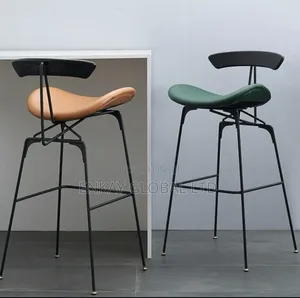 Modernized Metal Stand Bar Stools