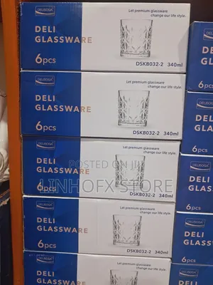 6pcs Deli Glassware