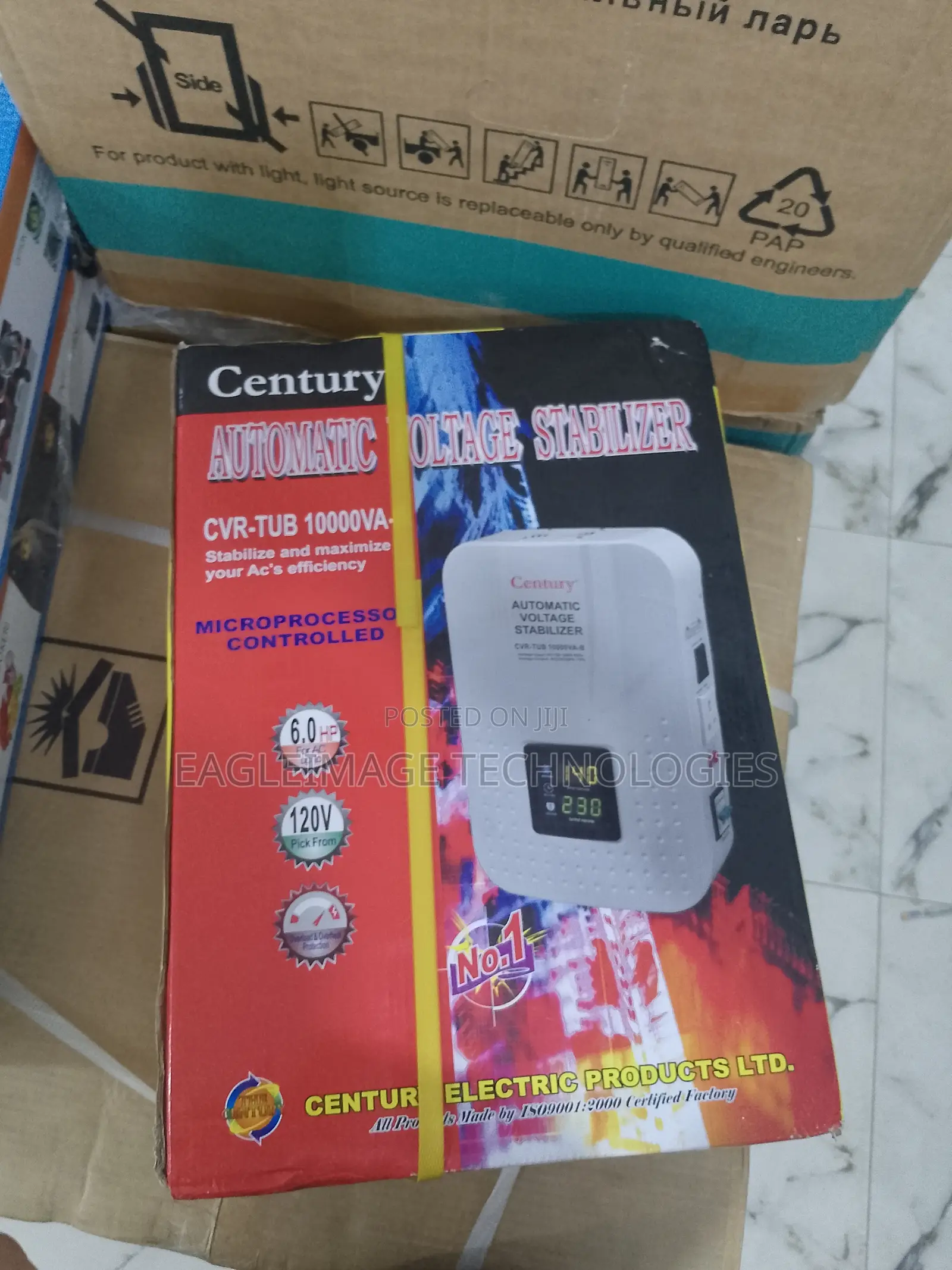Heavy-Load Century CVR-Tub Wall Stabilizer 10000va