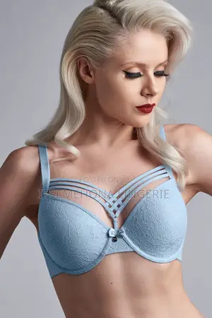 Marlies Dekker Sky Blue Strappy Front Bra 34f