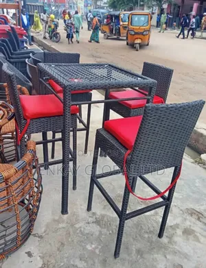 High Bar Stools and Table Set