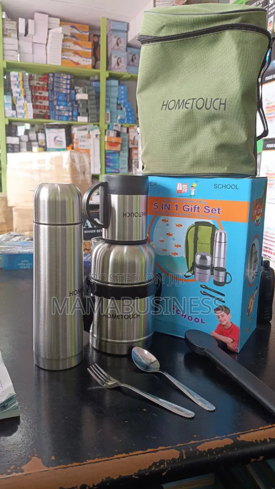 5 in 1 Stainless Steel Lunch Box Pack Set