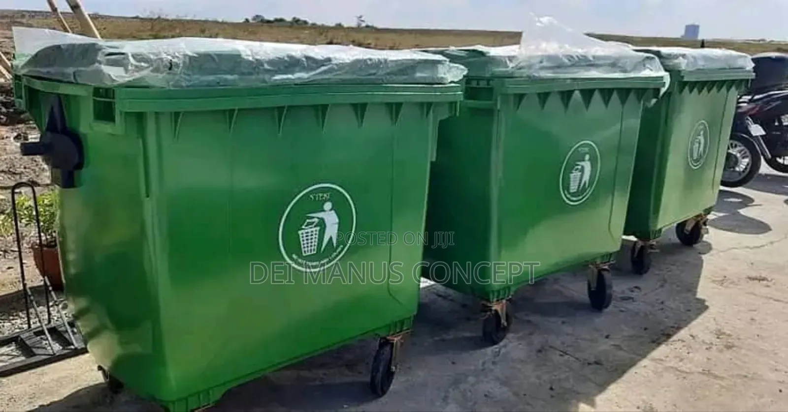 660 Liters Waste Bin