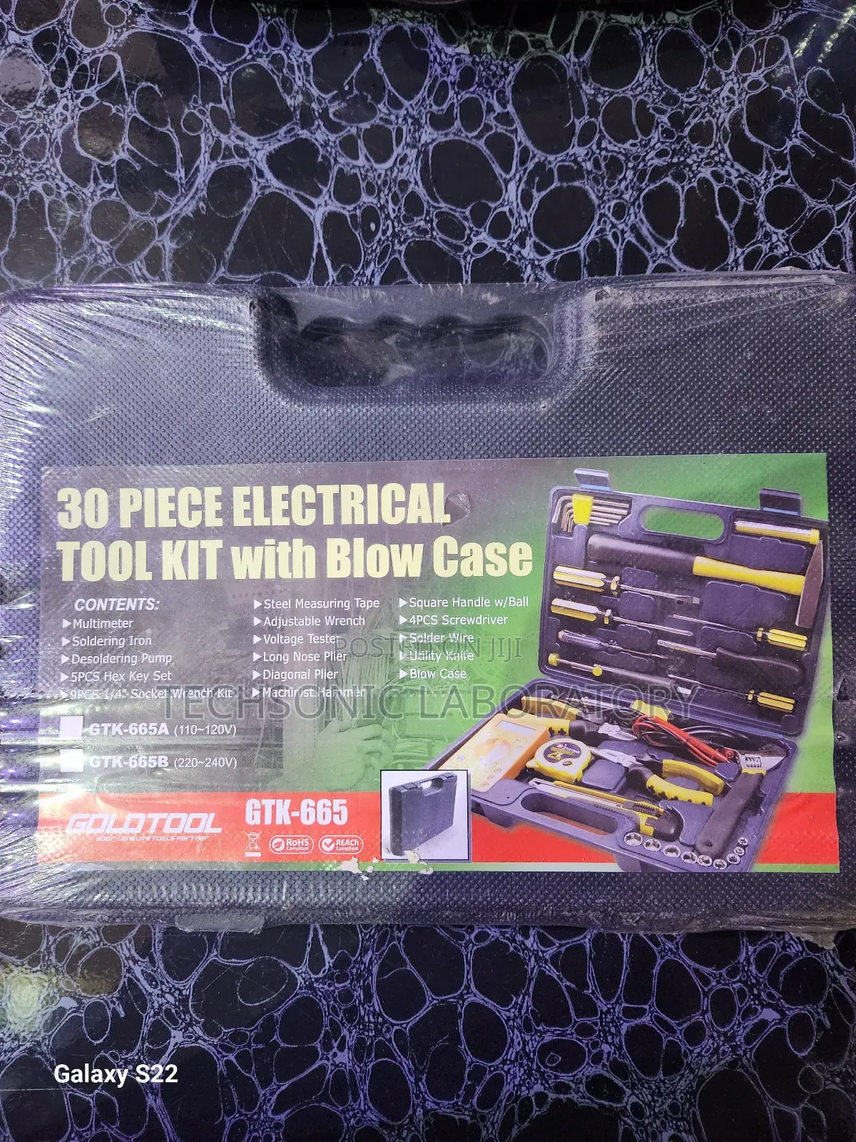 30 Piece Electrical Tool Kit With Blow Case