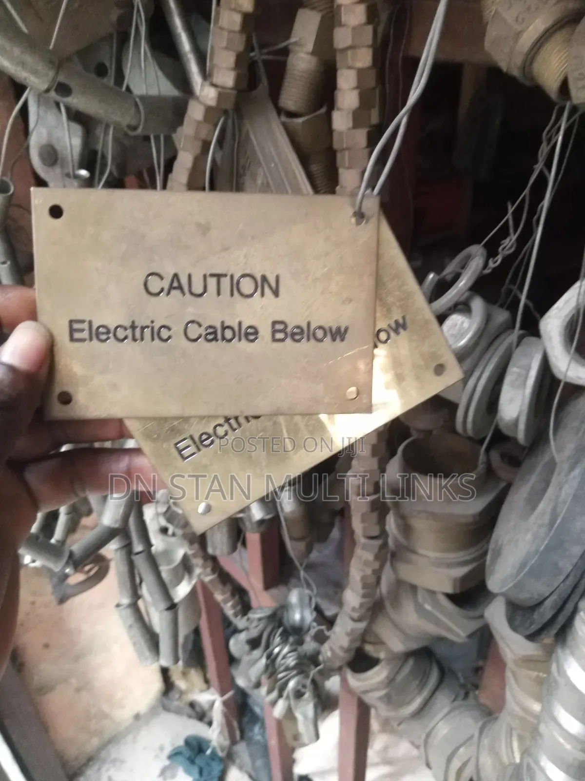 Caution Danger Plate