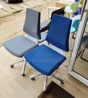 Classy Armless Swivel Chair