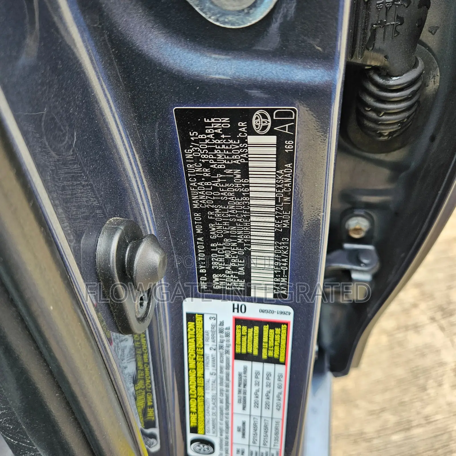 Toyota Corolla 2015 Gray